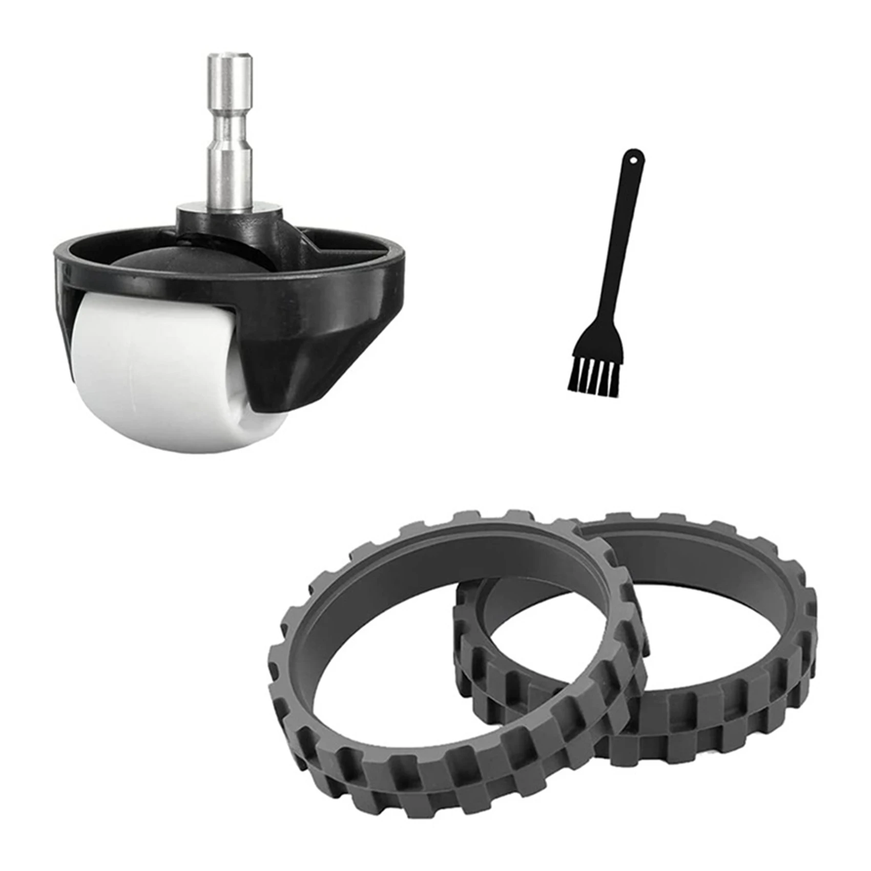 Neumático y rueda delantera de repuesto para 500, 600, 700, 800, 900, E, I, S. Reemplaza la rueda lateral del Robot. Goma de repuesto