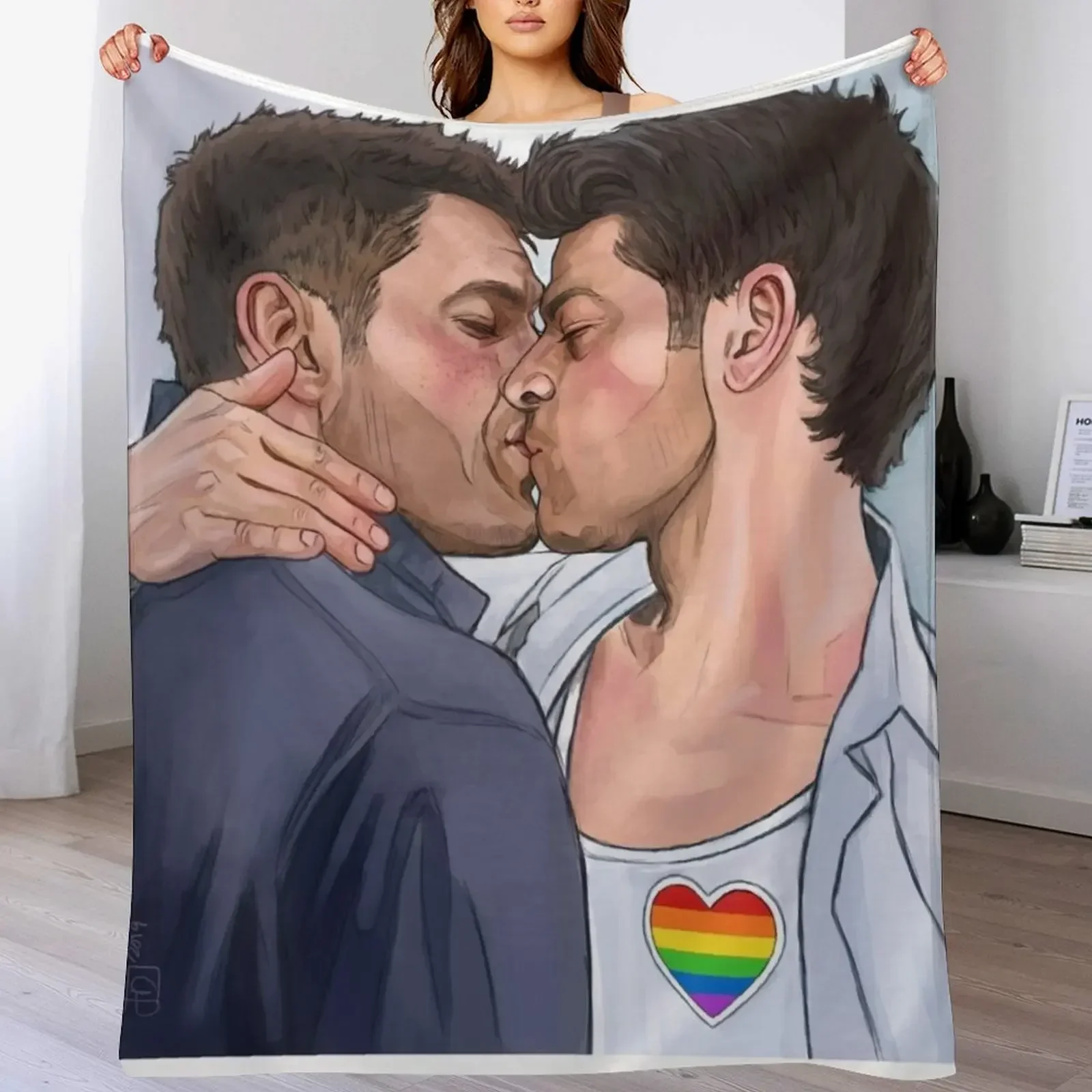 

Pride 2019 Throw Blanket Plush Fuzzy Cozy Blanket for Couch Sofa