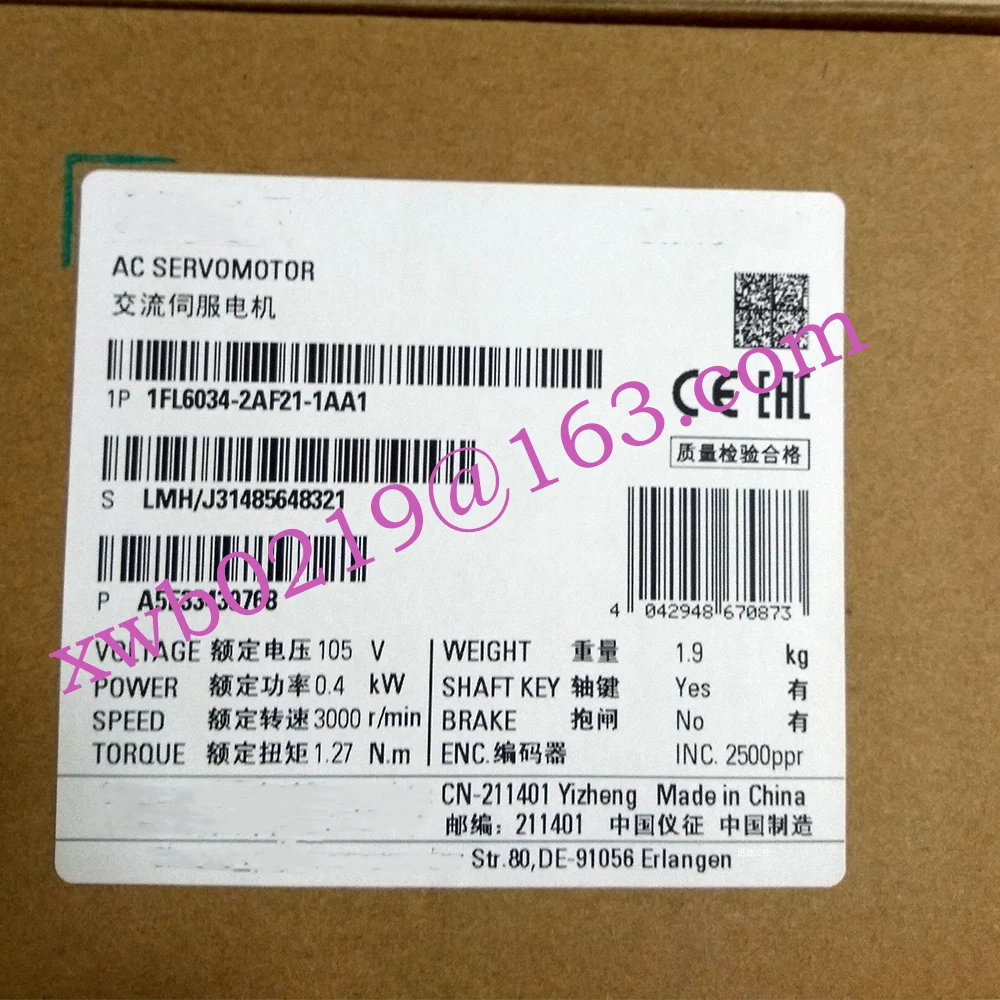 

New and Orginal AC Servo Motor 1FL6034-2AF21-1AA1 1FL6034-2AF21-1AB1 1FL6034-2AF21-1MA1 1FL6034-2AF21-1MB1