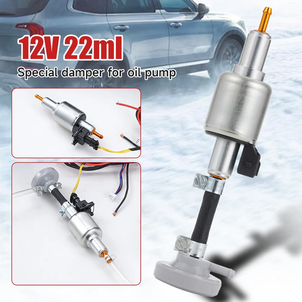 

Комплект металлического топливного насоса и демпфера 12В 22 мл для дизельных воздушных отопителей 2-8 кВт, универсальный сменный аксессуар для автомобилей, грузовиков, фургонов, автодомов