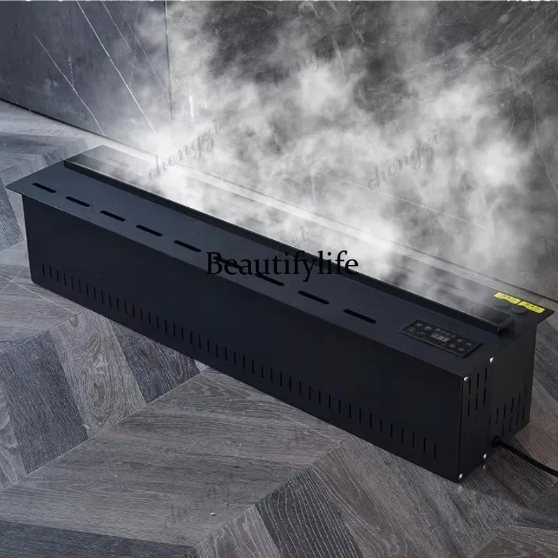 E136 Atomized electronic fireplace household embedded simulated fire decoration, electronic fireplace heater