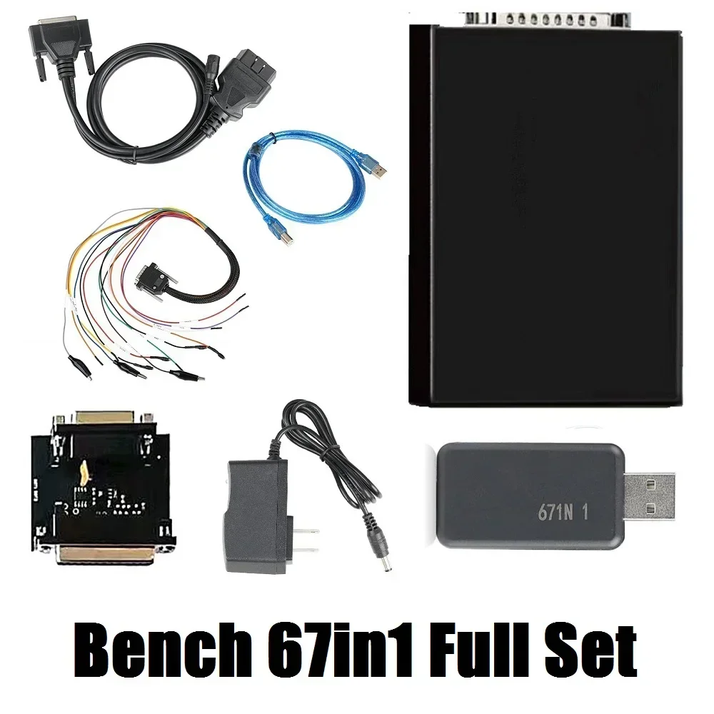 RU Ship for Flash 67in1 ECU Programmer Tool 67in1 Bench 1.20 Via Boot EEPROM Programmer Read and Write ECU/multiscan