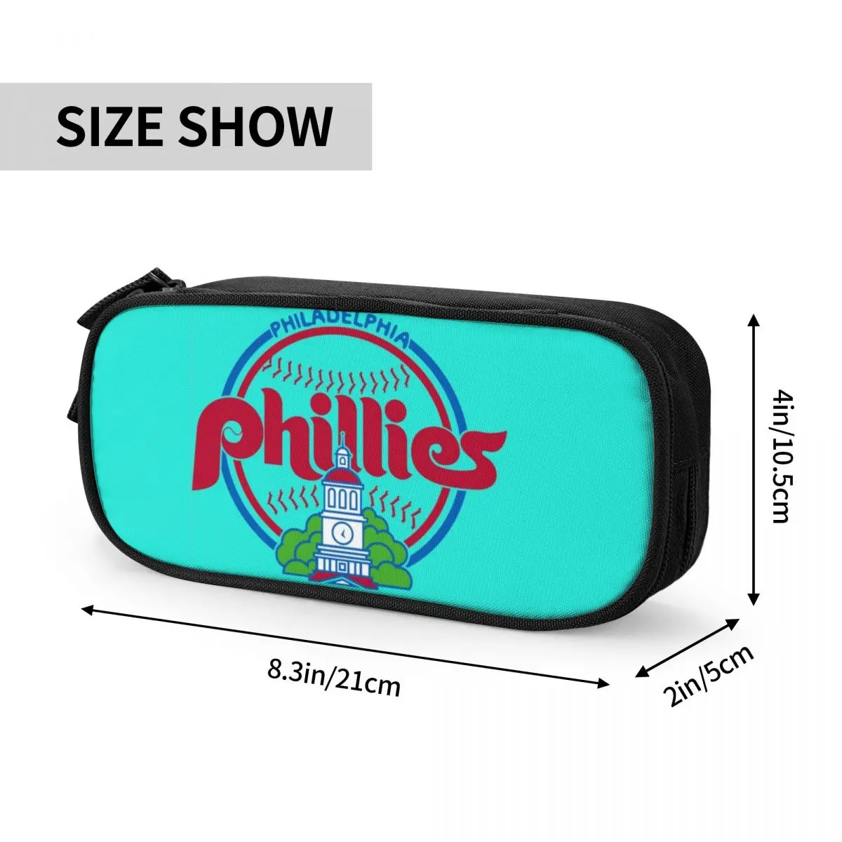 Phillies - City (9) Pencil Cases Large Storage Pen Bags Pen Box Pencil Pouch For Boys Girls Students Stationery School Office