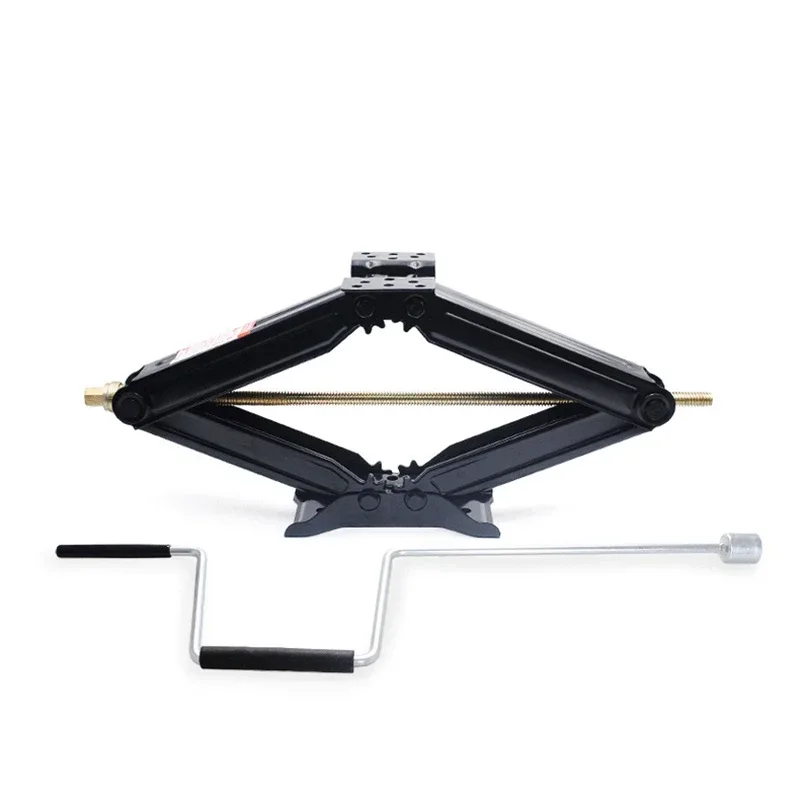 Stand-up RV parking jack support top thickened steel plate heightened scissor trailer outrigger vehicle jack