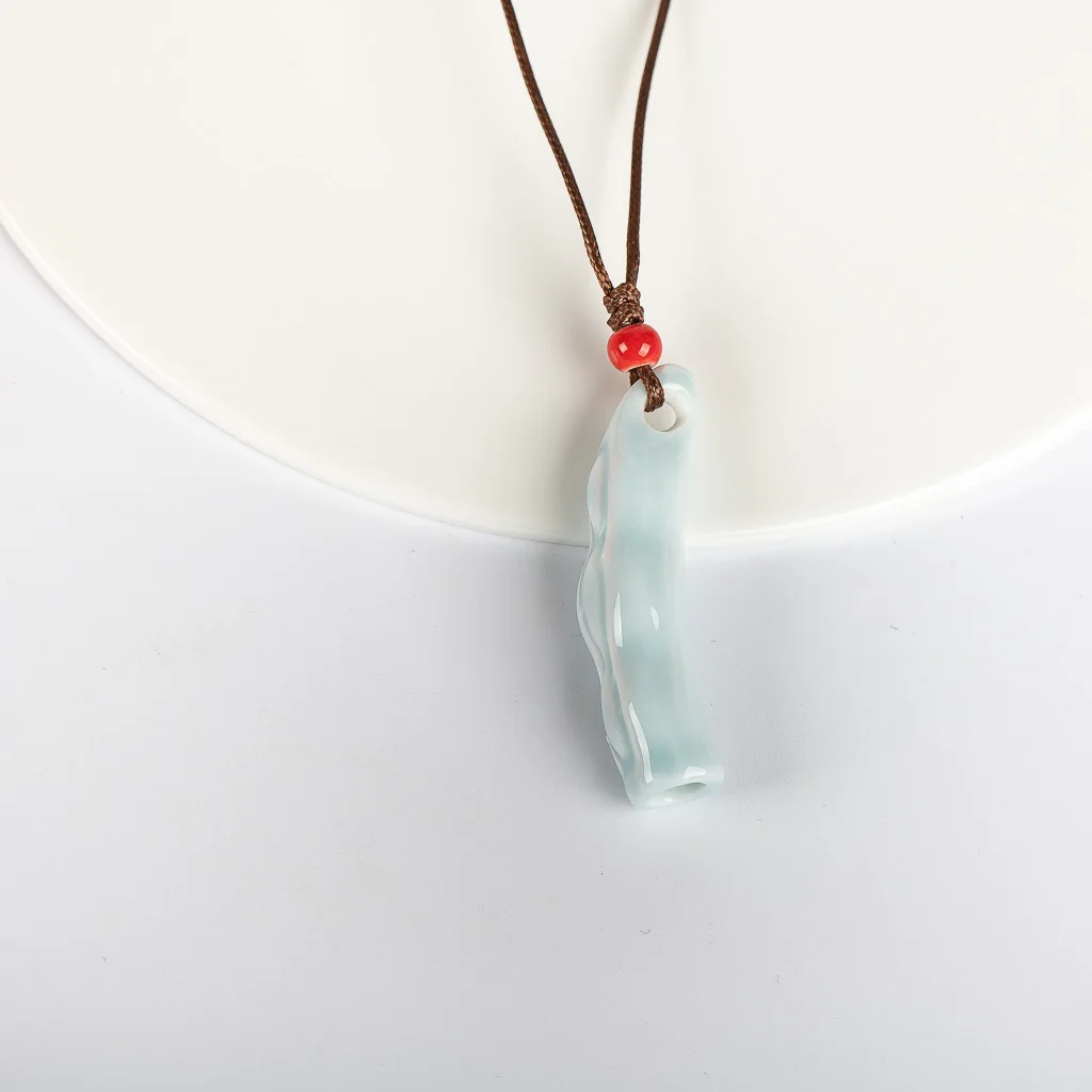 Ceramic Pea Whistle Pendant Gifts For Children #KY404