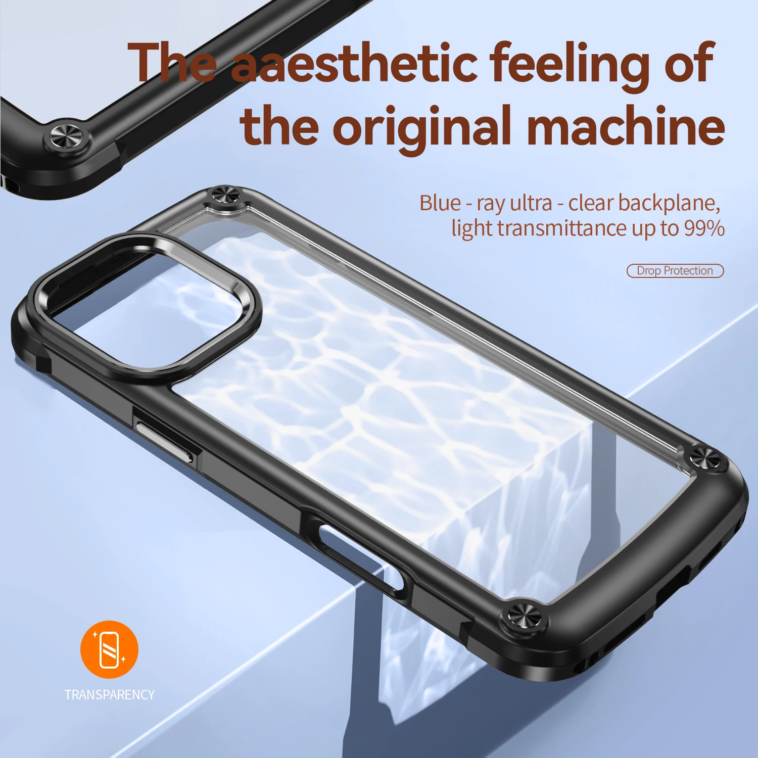 Nieuwe luxe, robuuste, valbest - Clear Shockproof Bumper Case recensie en prijs