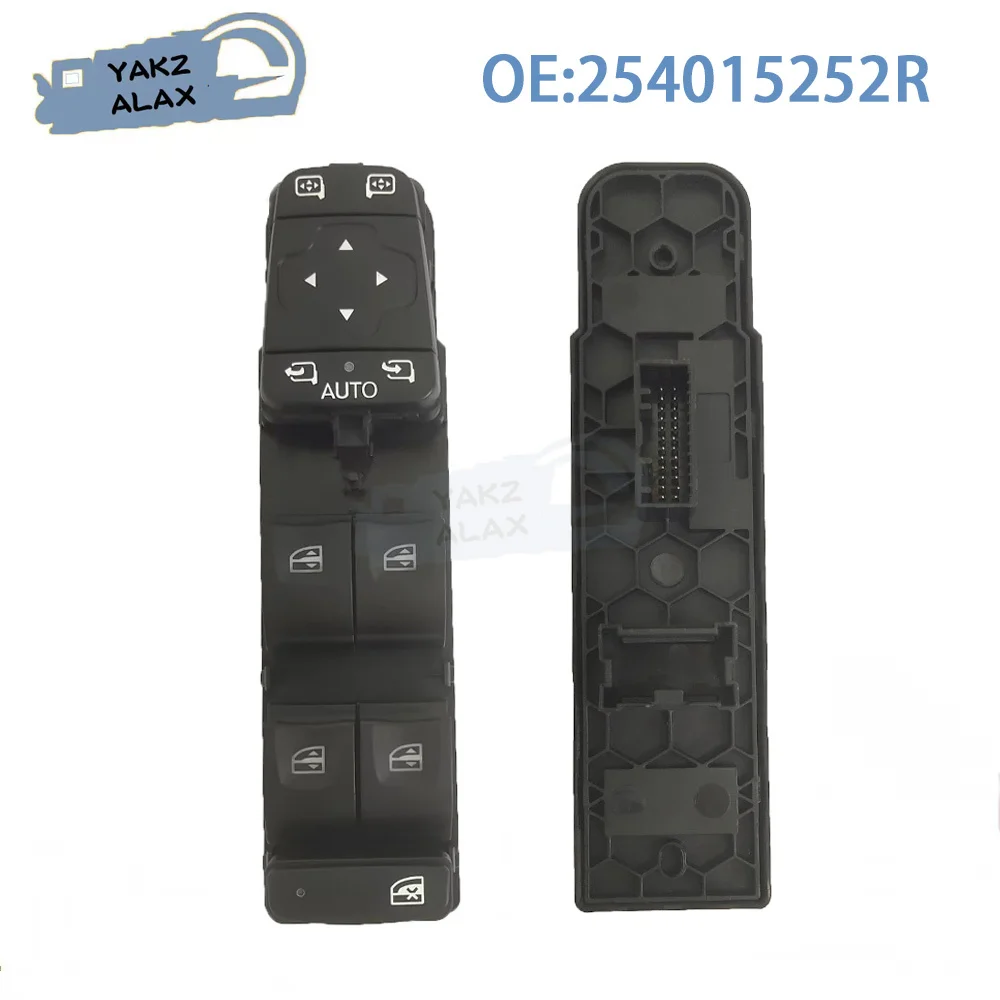 

For Renault Megane LHD Electric Power Master Window Switch Regulator Control Button 254015252R 25401-5252R Car Accessories