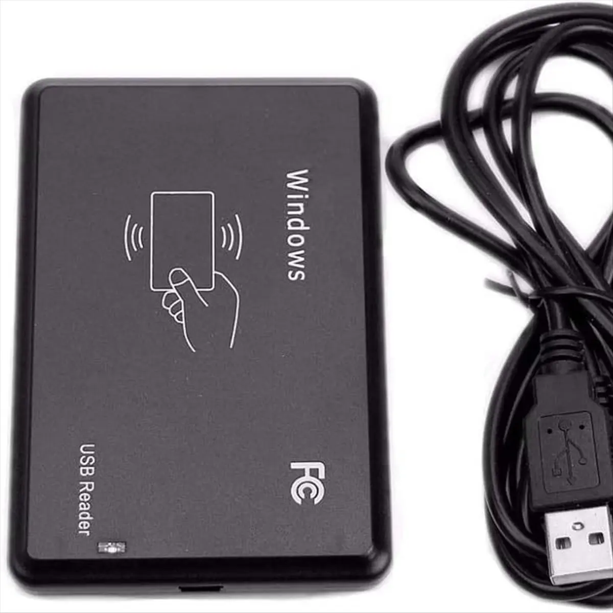 USB RFID Reader Dual Band ID+IC Contactless Sensitivity Smart Card Reader Support Window System and Mobile Phone