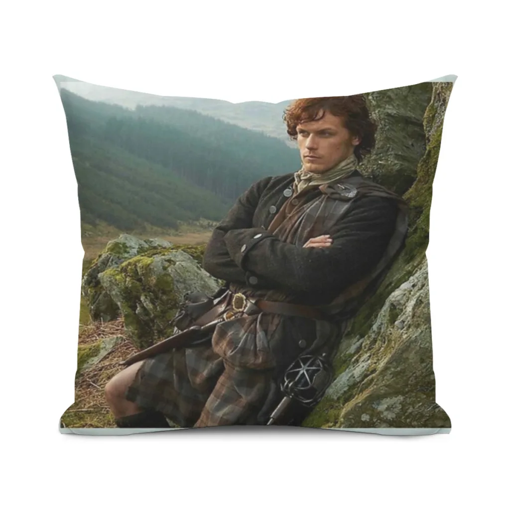 Outlander Jamie Fraser  Cushion Office Classroom Chair Cushion Couch Pillow Bedroom Floor Winter Thick