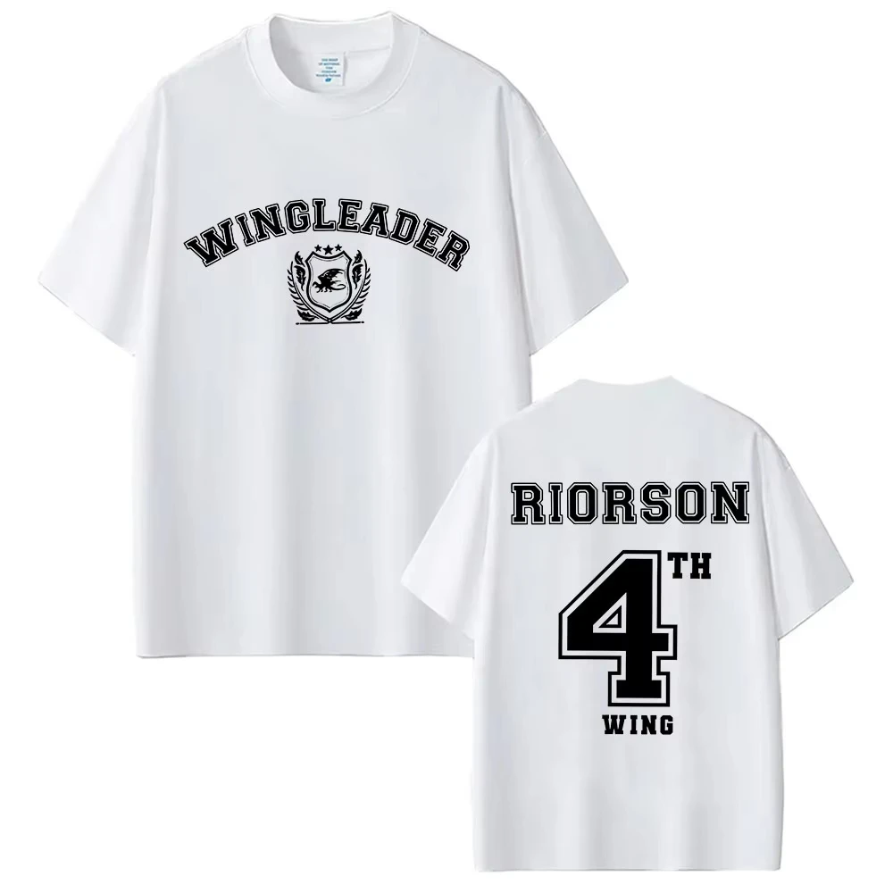 Captain Xaden Riorson Combat Academy Fourth Wing Pilot Commemorative T-shirt Men's and Women's Universal Fashion Cotton T-shirt
