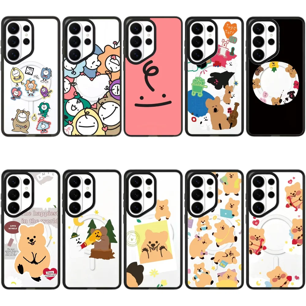6071721 Acrylic Case for Samsung Galaxy S26 S25 S24 S23 Ultra S26U S24+ S25+ S26 Plus Protective Case