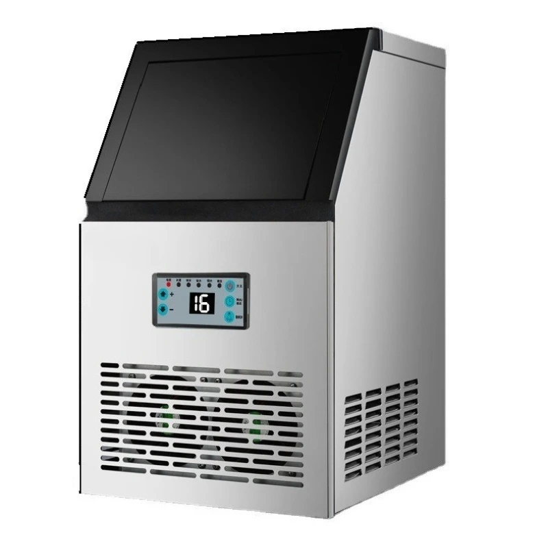 

Ice making, commercial milk tea shop, equipment ice cube machine 110V bar household ice cube machine