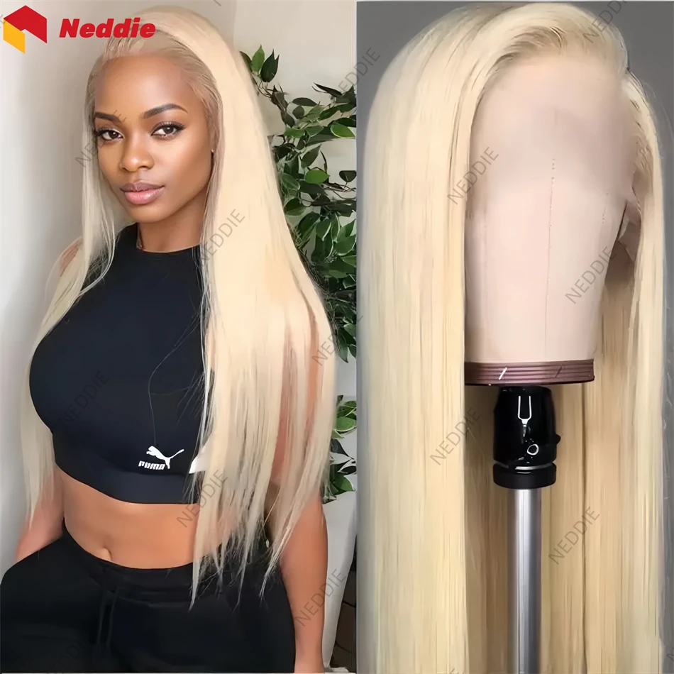 

Cheap new Straight 613 Neddie Long Lace Frontal Wig 13x6 100% Human Hair Preplucked Lace Front Brazilian Wigs On Clearance Sale