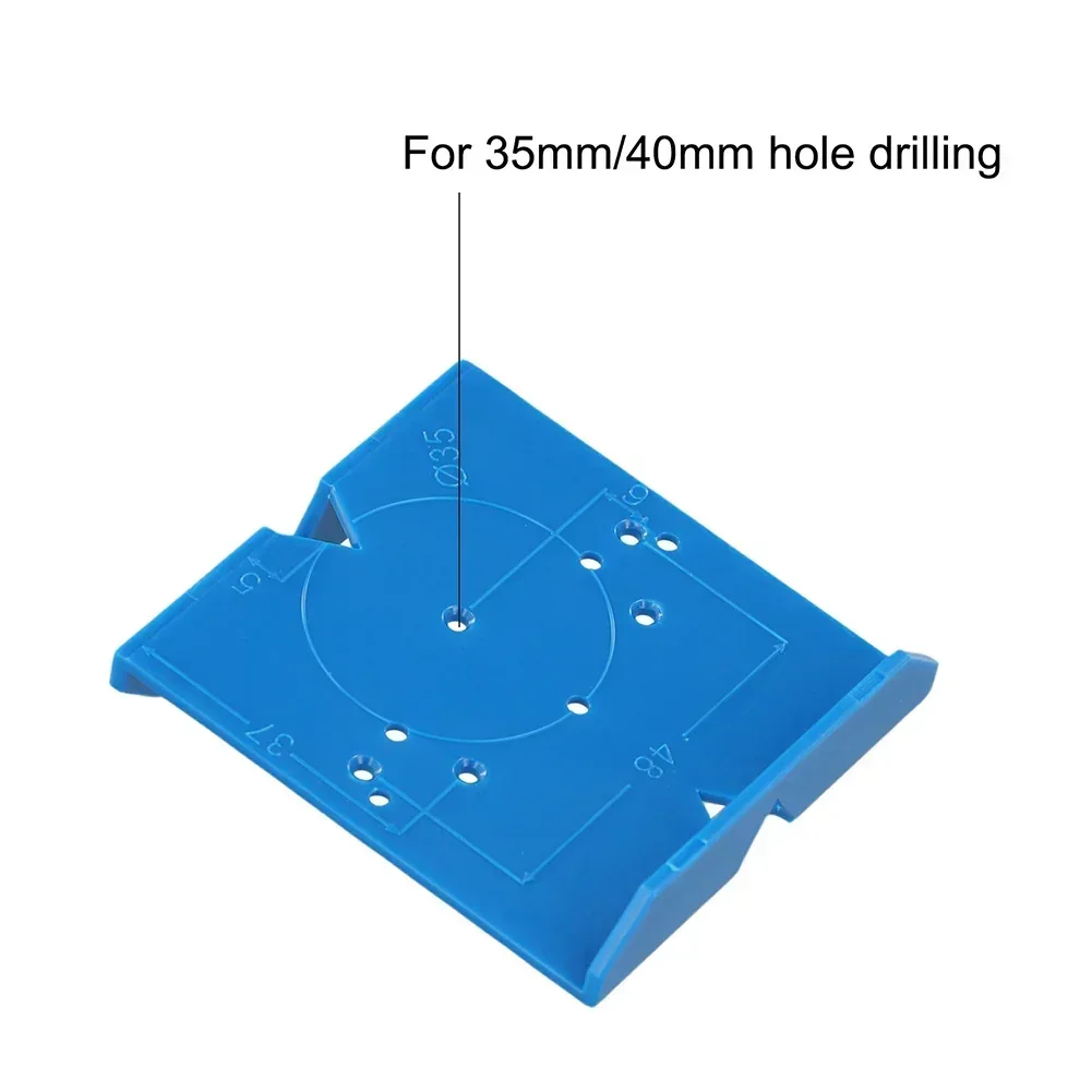 ABS Hinge Hole Drill Guide Template Jig Cabinets Hinges Locator Positioning Ruler Cabinets Hinges Hole Locator