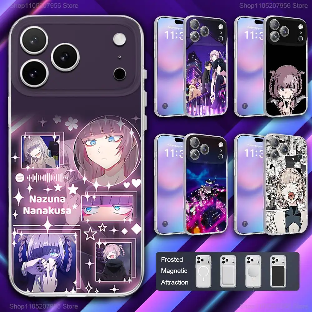 

Call of the N-Nazuna Night Phone Case For iPhone 11,12,15,14,13,17,16,Pro,Plus,E,Max,Air,Mini Magnetic Frosted Cover