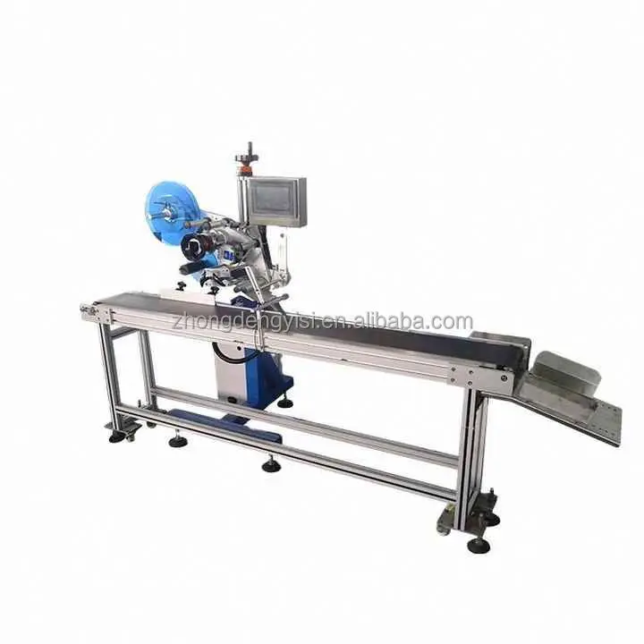 Metal Case Labeler Machine for Flat Surfaces Packaging Bottles Boxes Bags Textiles Food Glass PLC Core Bag Labeling Machine Head