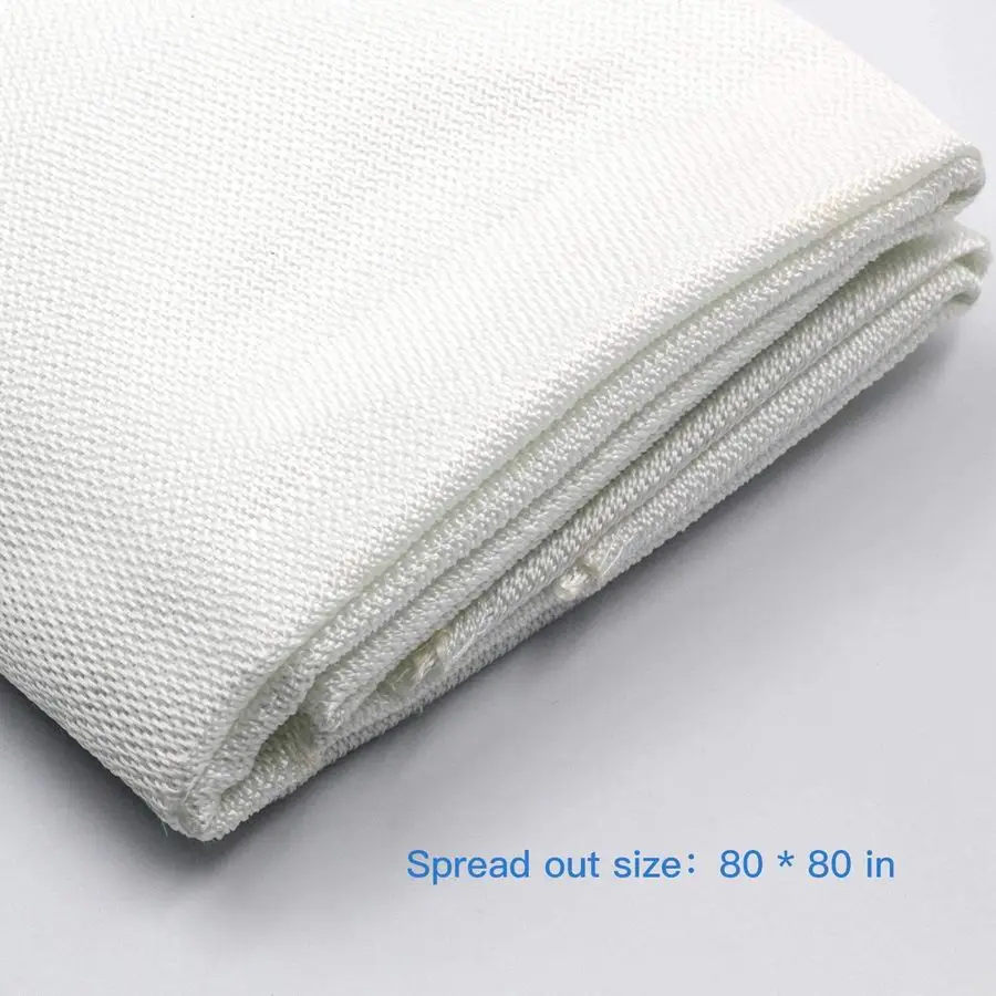 بطانية حريق من الألياف الزجاجية شديدة التحمل تحمي منطقة العمل من سباركس 80 × 80 بوصة