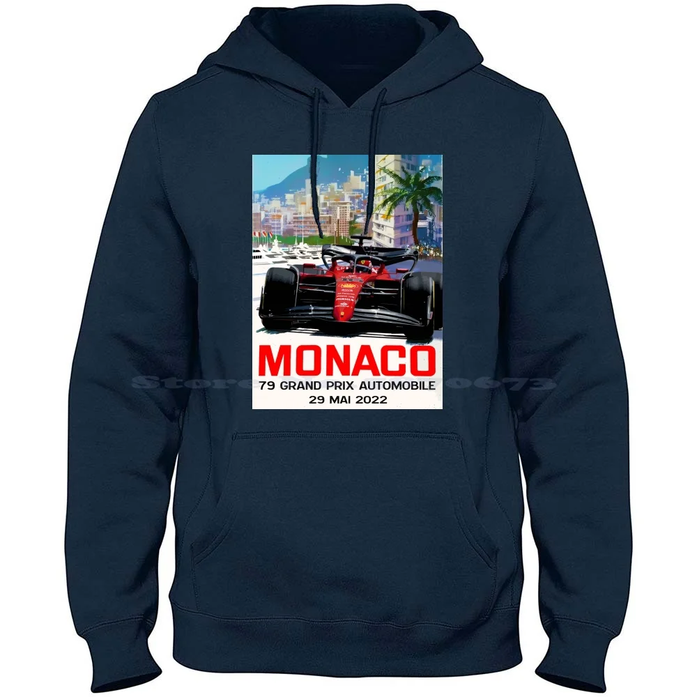 Monaco Gp 2022 Charles Leclerc 100% Cotton Hoodie Monte Carlo Vintage Racing Vintage Monaco Charles Leclerc 16 Sf Casino