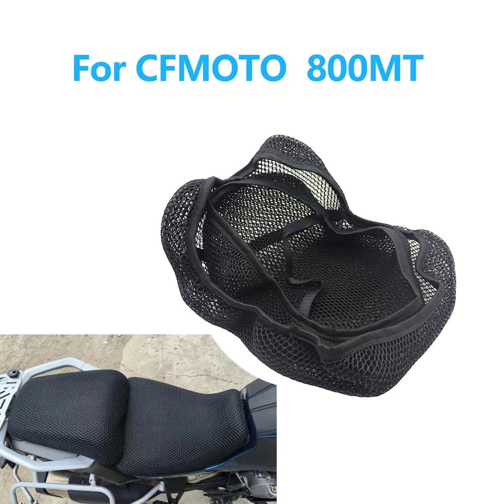 For CFMOTO 800MT 800 MT Motorcycle Accessories 3D Mesh fabric Cushion Breathable Waterproof Protection Seat Cover