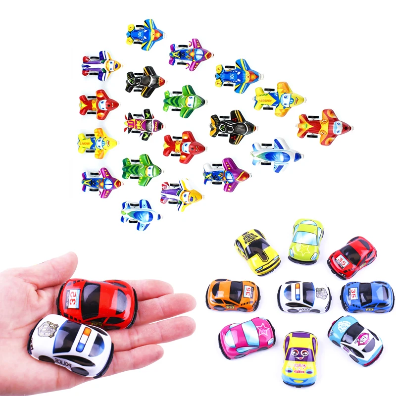 20szt/lot Cartoon Toys Cute Plastic Pull Back Cars Samolot Zabawki Samochody dla dzieci Mini Model samochodu Zabawne zabawki dla dzieci Zabawki dla przedszkolaków DDJ — zdjęcie 2
