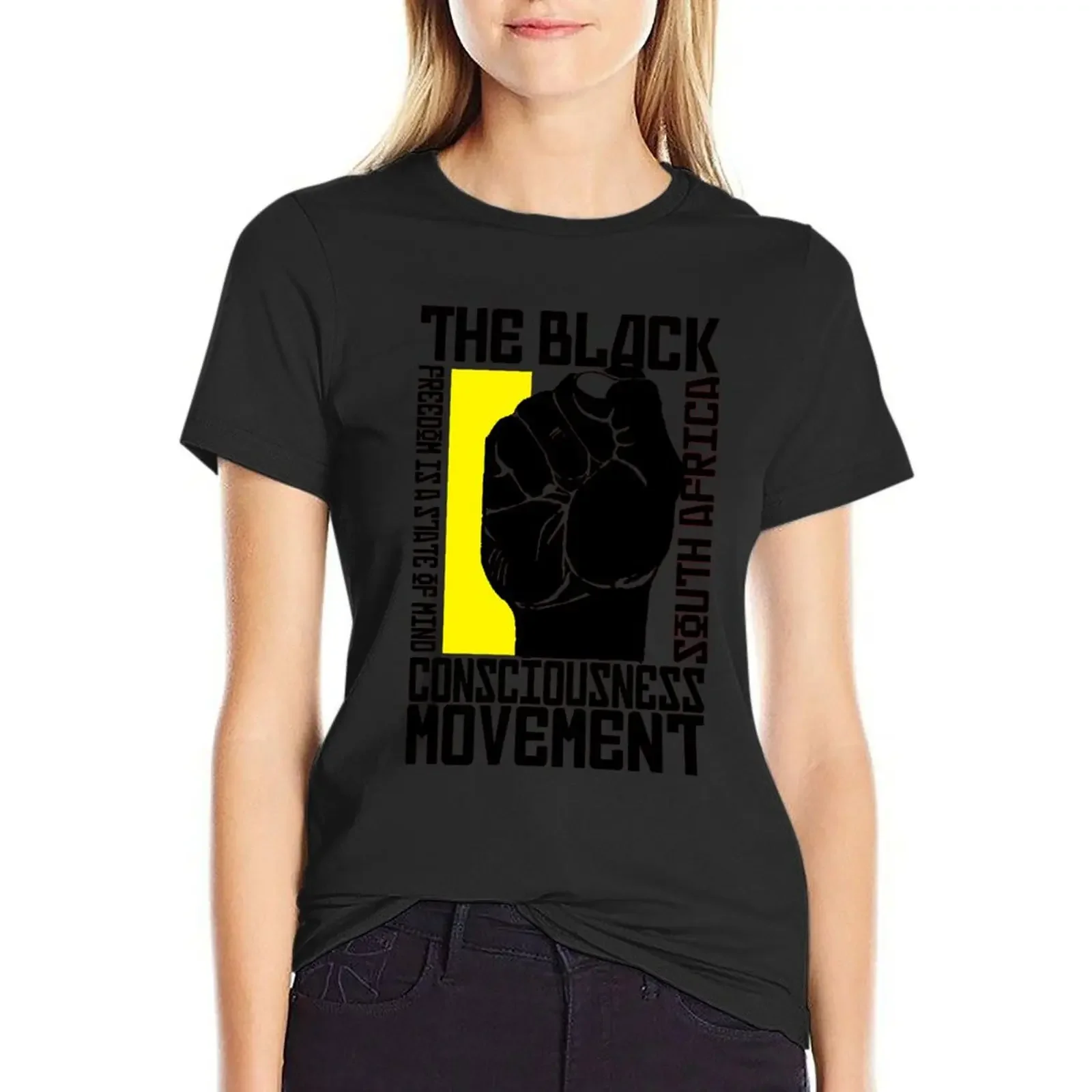 

Black Consciousness Movement (BCM) T-Shirt customizeds cute tops aesthetic clothes sublime Womens graphic t shirts