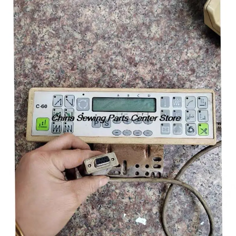 Used Original Operation Panel Board Matched for Ho Hsing Control Box C-60 Panel Industrial Lockstitch Sewing Machine