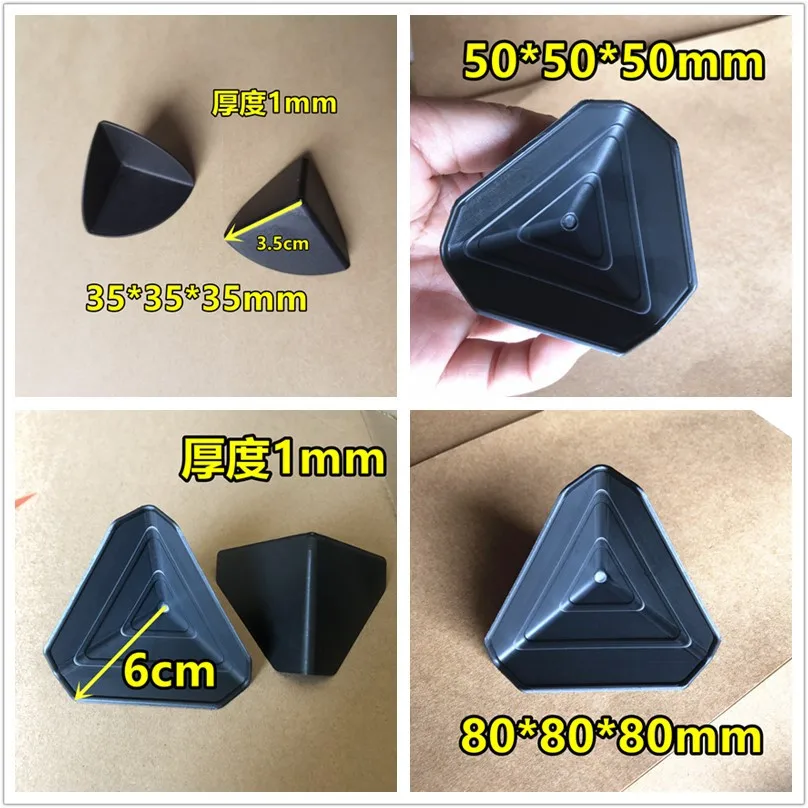 50 PCS Plastic Corner Protectors, Cardboard Boxes, Packaging Corners, Furniture, and Three Sided Right Angle Protection