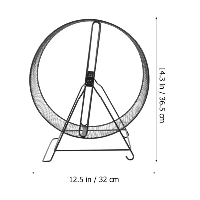 Wheel Hamster Exercise Running Small Silent Chinchilla Largehedgehog Guinea Ratgerbil Metal Pet Quiet S Animal images - 6
