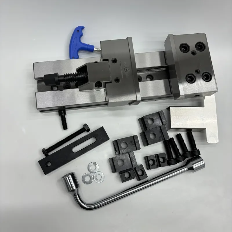 GT100 GT125 Precision Modular Machine Vise Interchangeable Jaw CNC Milling Workholding Vise