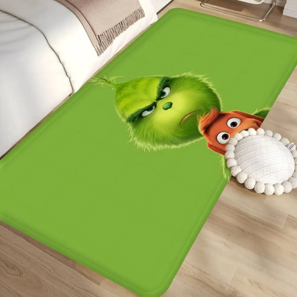 Cartoon THE G-GRINCHS Bathroom Mat Anti-slip Absorb Water Long Strip Cushion Bedroon Mat Hotel Decor Mat