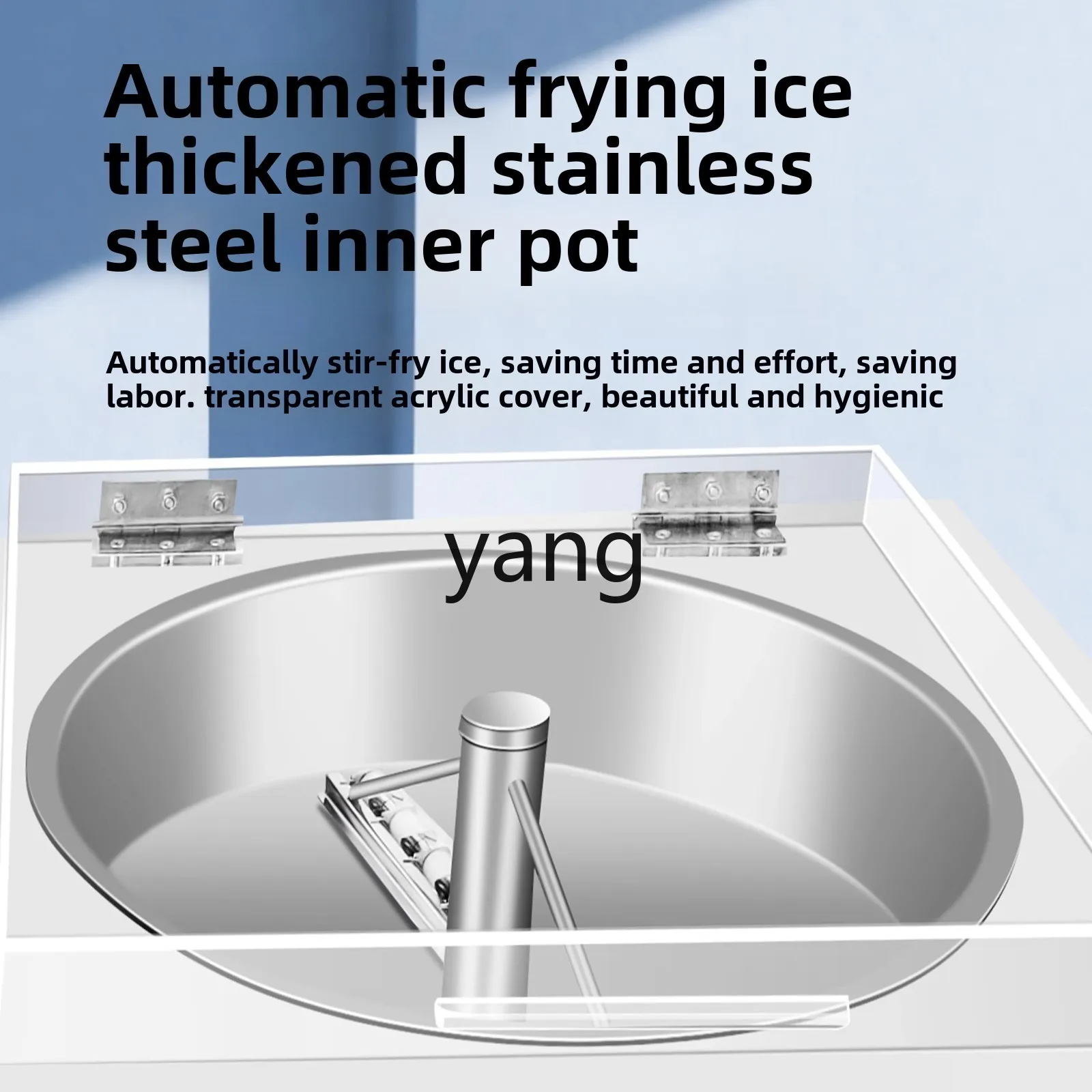 CX Automatic Fried Ice Machine Plug-in Thick Cut Fried Yogurt Machine Ice Cream Roll Snowflake Cheese Machine