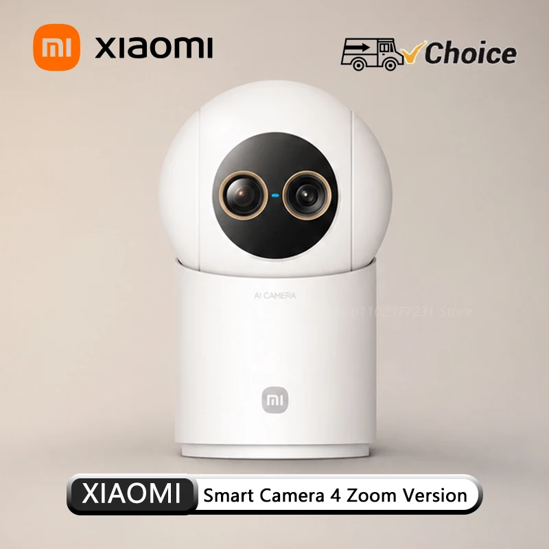NEW Original Xiaomi Smart Camera 4 9X Zoom Edition Baby Pet AI Facial Recognition Gesture Call Two-way Voice For Mi Home APP CN