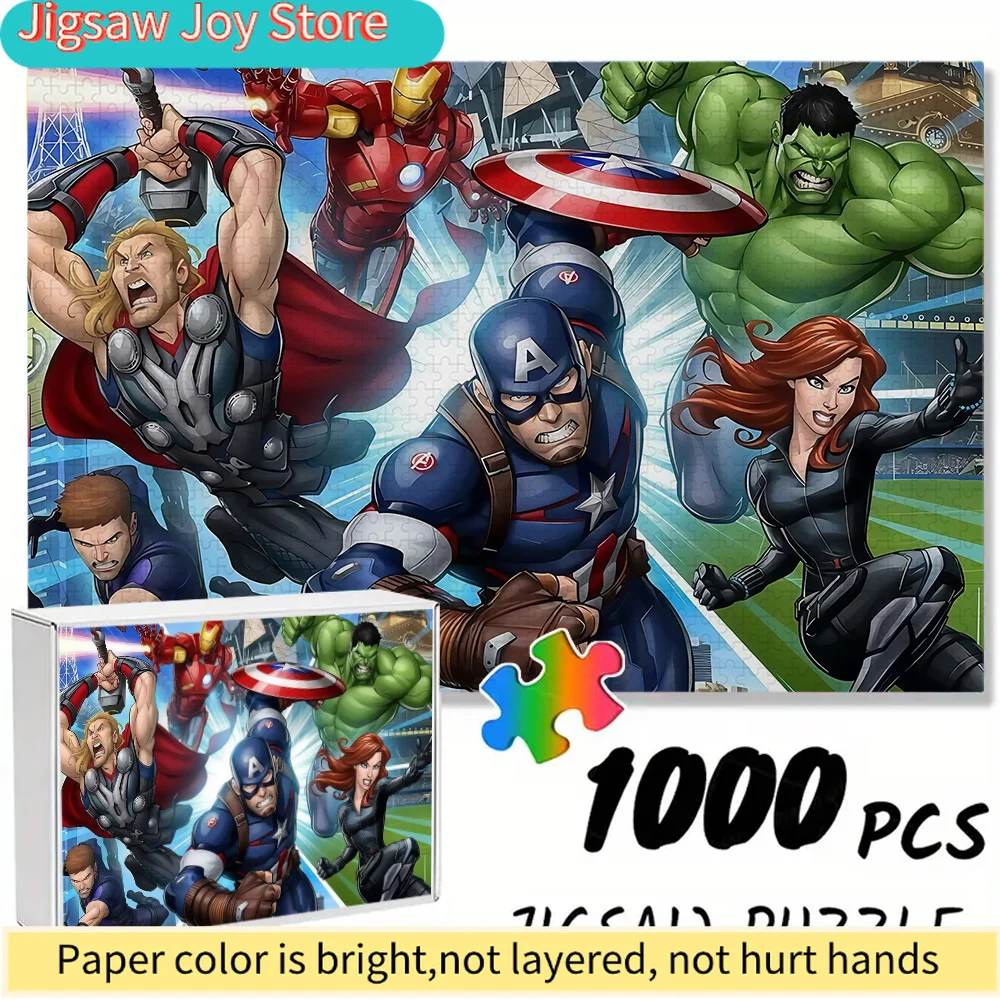 

Бесшовные пазлы на тему Marvel Z9.22-13 с дизайном «Мульти-Мстители» — прочные, толстые пазлы, отличная головоломка для развития мозга.