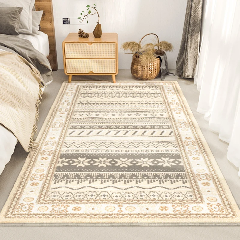 

Simple Style Room Decoration Carpet 2024 New Bedroom Bedside Anti Slip Carpets Highend Coffee Table Anti Fouling Water Proof Rug