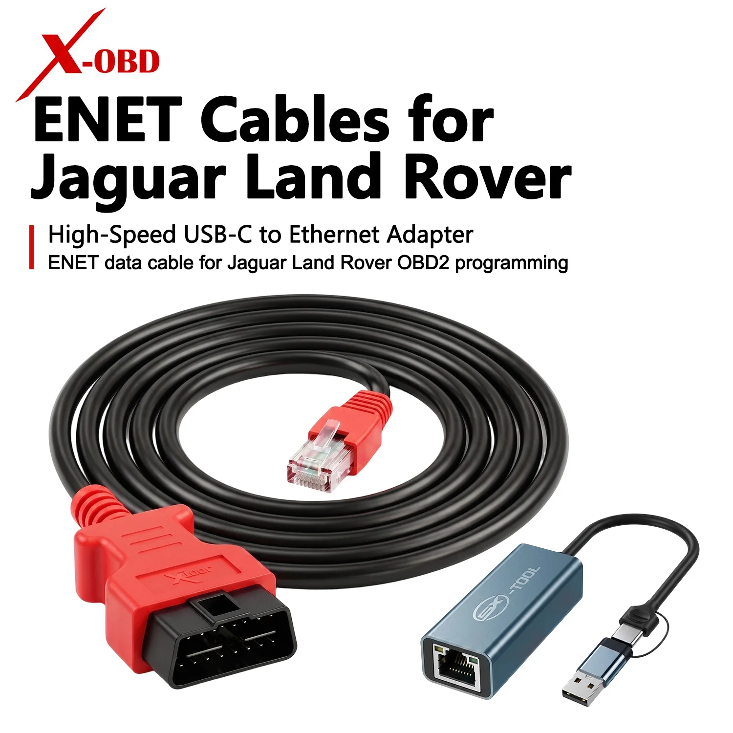For BMW I/F/G Series And Land Rover Jaguar, E-SYS, ISTA, and ICOM coding And programming via Ethernet-to-OBD2 connection USB-C