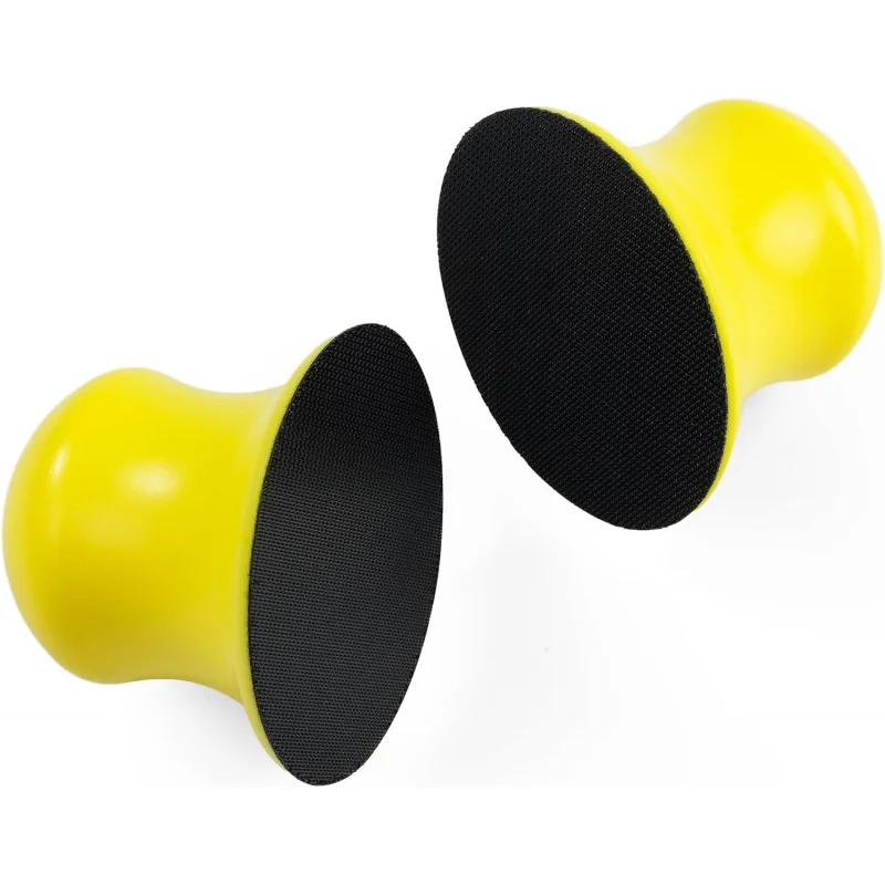 

2pcs-set 48sets-ctn Blocks 3 in Round Hook Loop Sanding Block for Wood Furniture Restoration Home Arts and Crafts