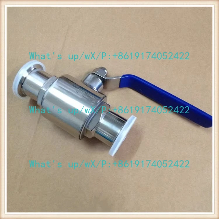 Q81F dairy grade clean polishing, manual sanitary grade stainless steel through quick-loading ball valve