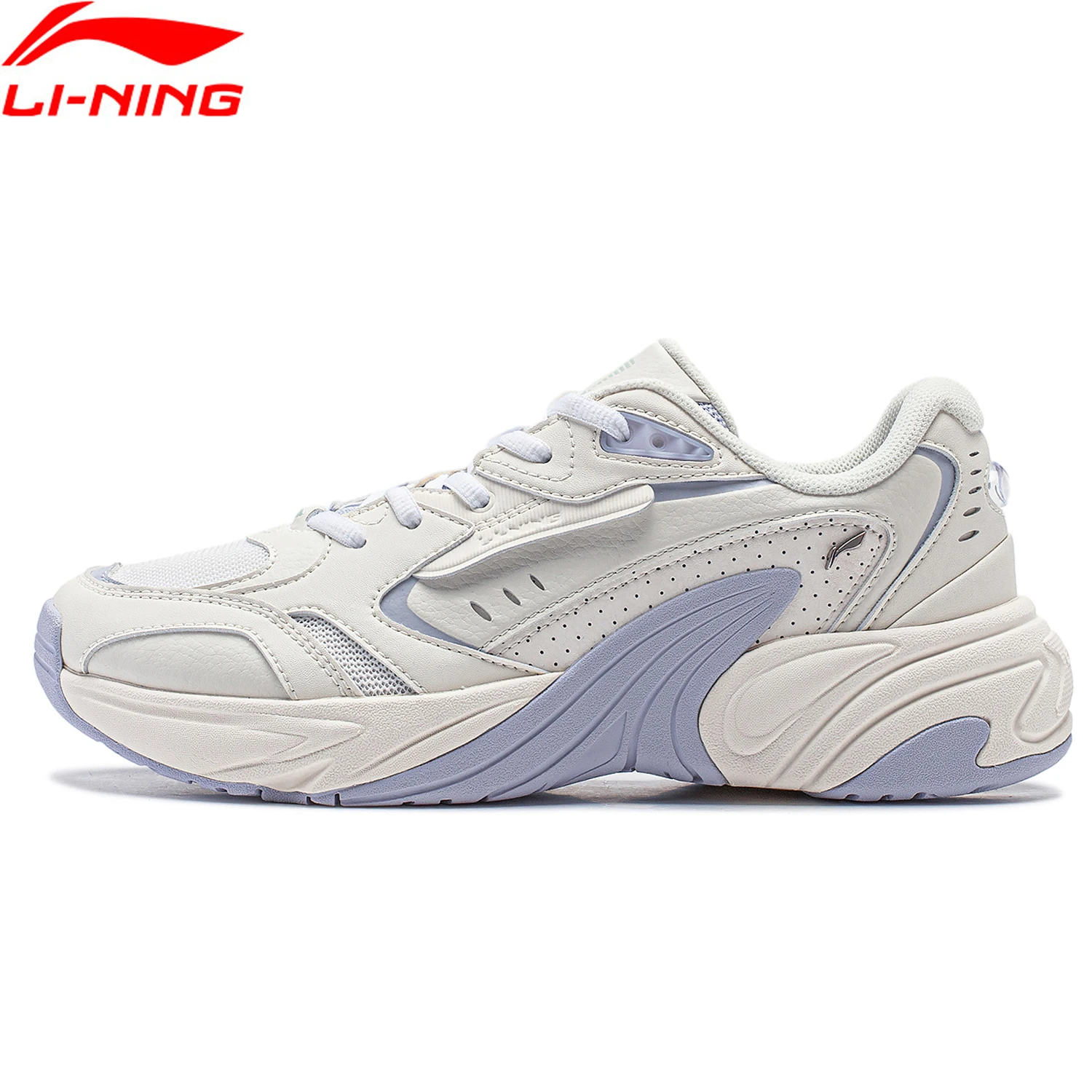 Li-ning Frauen Wal klassische Lifestyle-Schuhe Kissen weiches Futter Fitness Freizeit Sportschuhe bequeme Turnschuhe agcu030