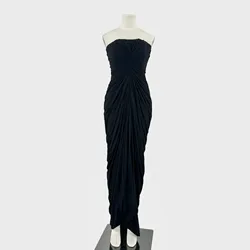 Owen Seak Women Casual Long Dress Summer Above Knee Gothic High StreetWear Trumpet Mermaid Black Skirt