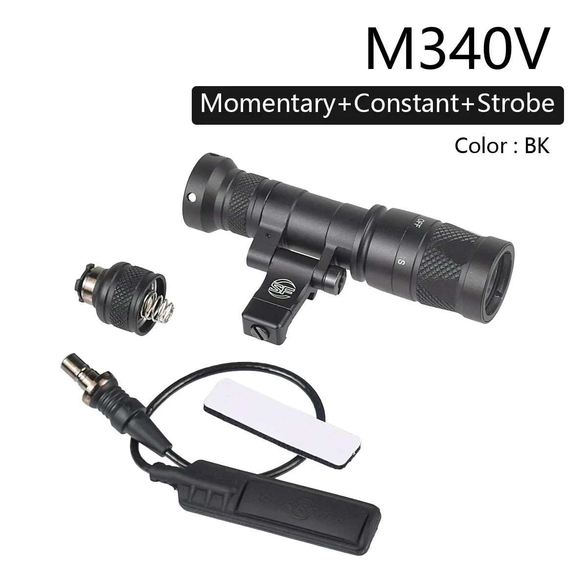 Tactical Surefire M600 M340 DF M640 SF Flashlight M340V Scout Light 20mm Picatinny Rail Mount Airsoft Hunting Light Lamp image 3
