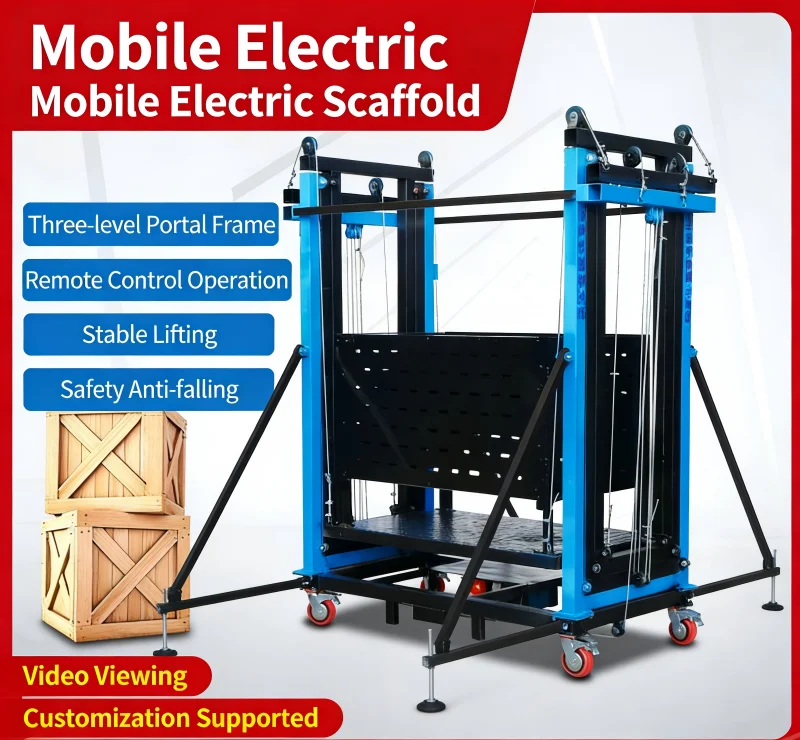 Electric Working Platform Shockproof Stable Base Wear Resistant Components Long Service Life For Engineering Company Use
