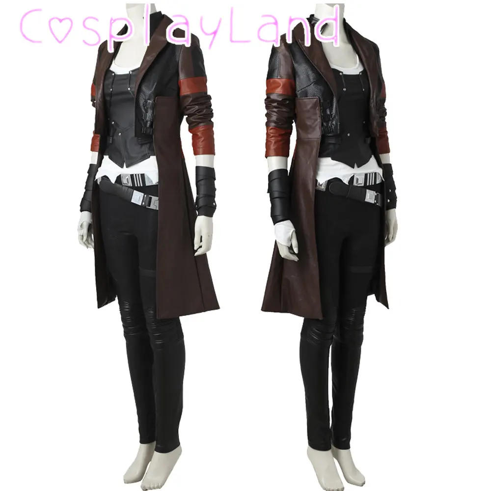 Galaxy Killer Gamora Cosplay Outfit Halloween Masquerade Superhero Costume Faux Leather Clothing For Women Suit Guardians