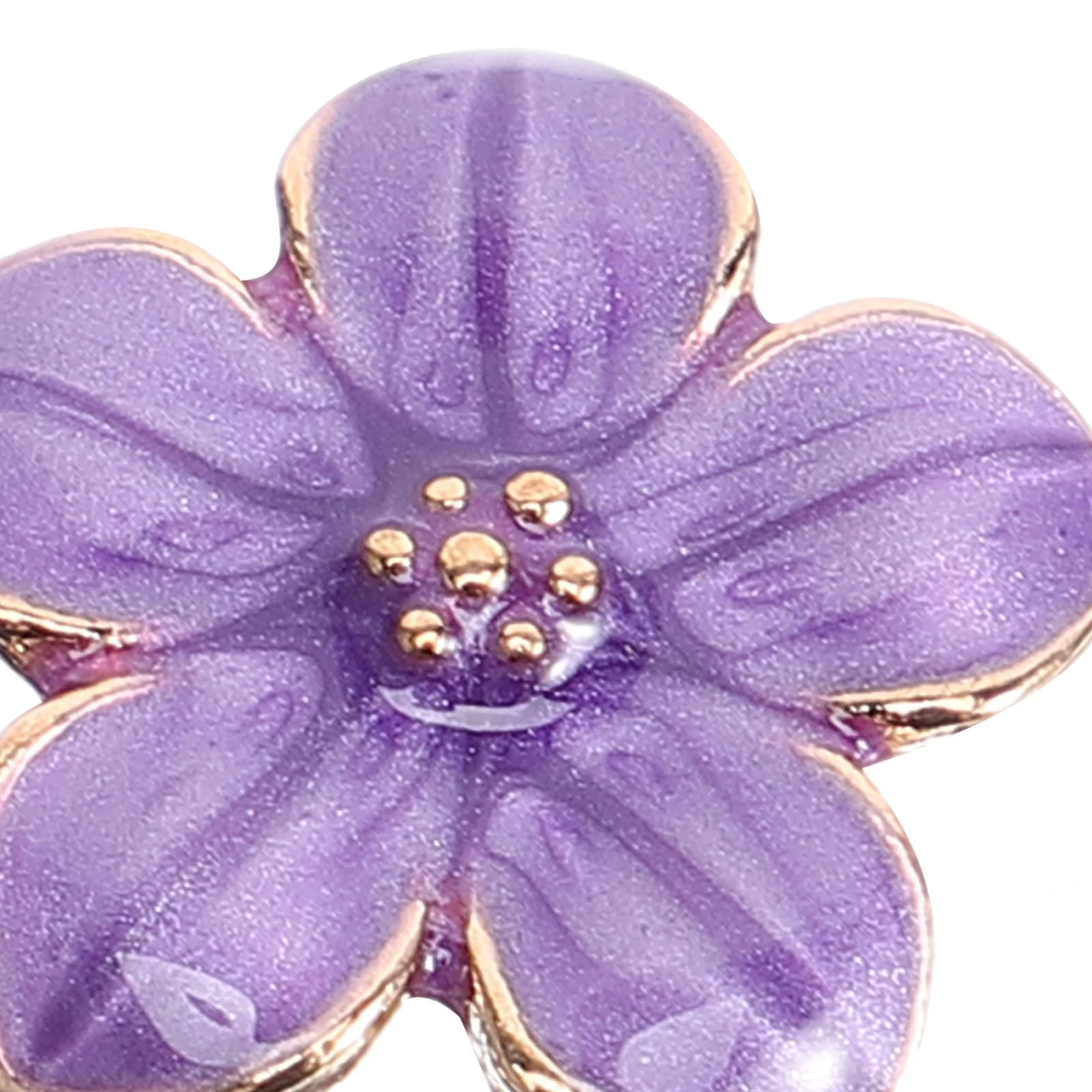 

50pcs Cherry Blossom Pendant Jewelry Making Charms Alloy Flower Pendants For Diy Handcraft Supplies Decorative Ornaments Craft