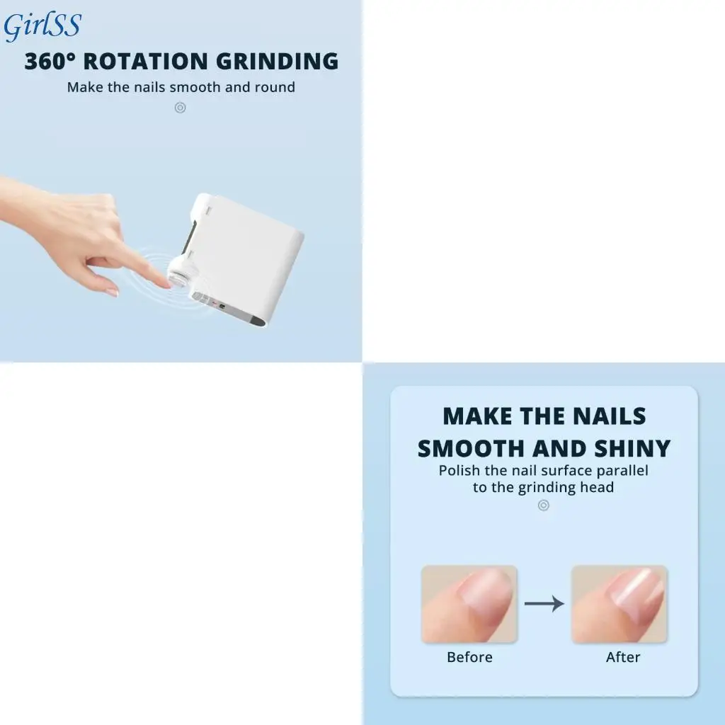 

Electric Clippers with Polishing,Dust Storage LED Light Fingernail Trimmer T4MB