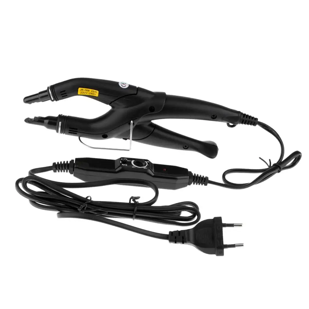 Hair Extension Tools Professional Iron Kit Adjustable Heat Fusion Connector with Accessories for Various Types of Extensions