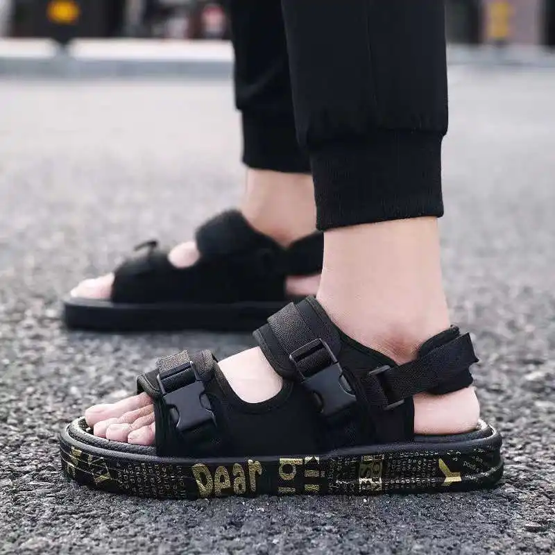 

Drawstring Fall Men's Shoes Size 48 Slippers Sandal Brown Indoor Slipperes Sneakers Sport Lux Obuv Affordable Price Leisure