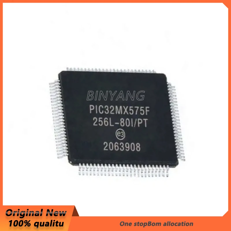 (1piece)100% New PIC32MX575F256L-80I/PT PIC32MX575F256H-80I/PT PIC32MX575F256L-80I QFP-100  Chipset