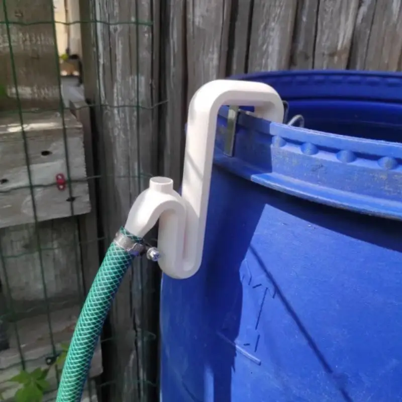 Self Priming Siphon Hose No-Drill Overflow Pipe Auto Drain And Fill Rainwater Transfer Overflow Pipe Tools Garden Hose Hook