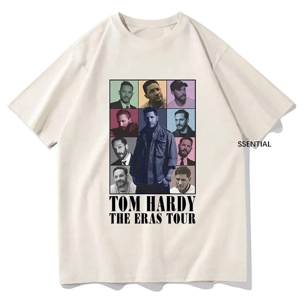 Tom Hardy The Eras Tour Tshirt Funny Retro Men/Women Clothing Harajuku T-shirt Unisex Vintage Cotton Tops Graphic T Shirts