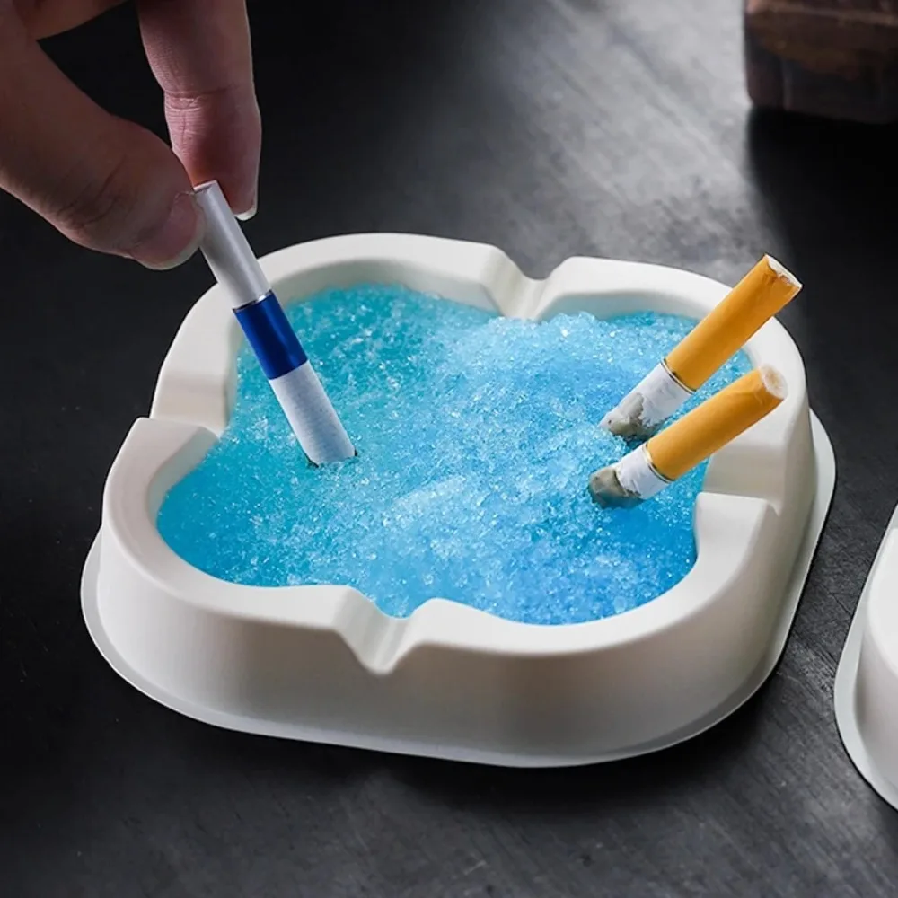 

Disposable Ashtray Environmental Protection Smoke Sand Fly Ash Prevention Home Office Ashtray Dining Table Outdoor Ashtray